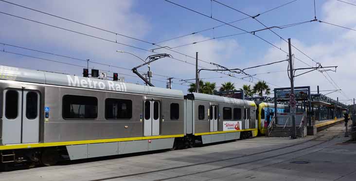 LA Metro E line light rail car 1036